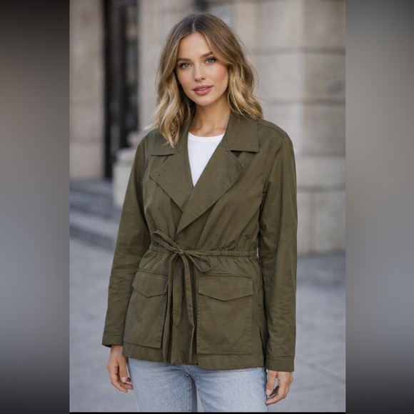 Circle of Trust Jackets & Blazers - Circle of Trust - Cindy Jacket in Husk Green - M